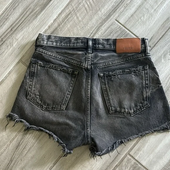 Moussy Black Denim Shorts - Picture 4 of 11
